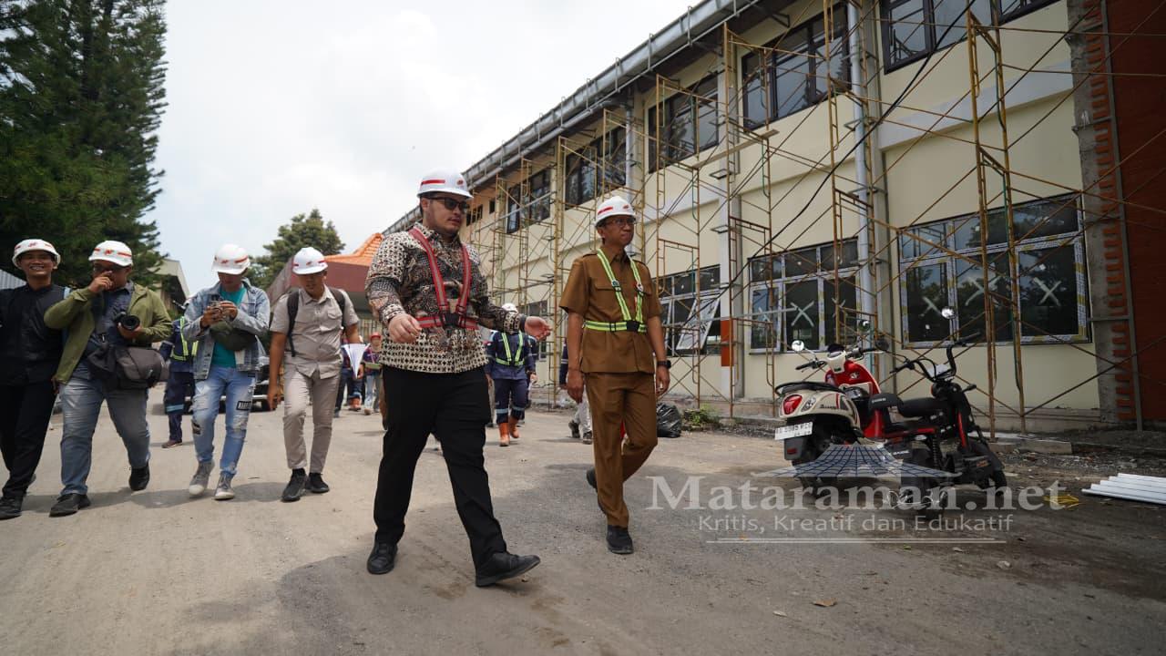 Progres 68 Persen, Gedung Pemkab Kediri Bakal Dilengkapi Sistem Pemadam