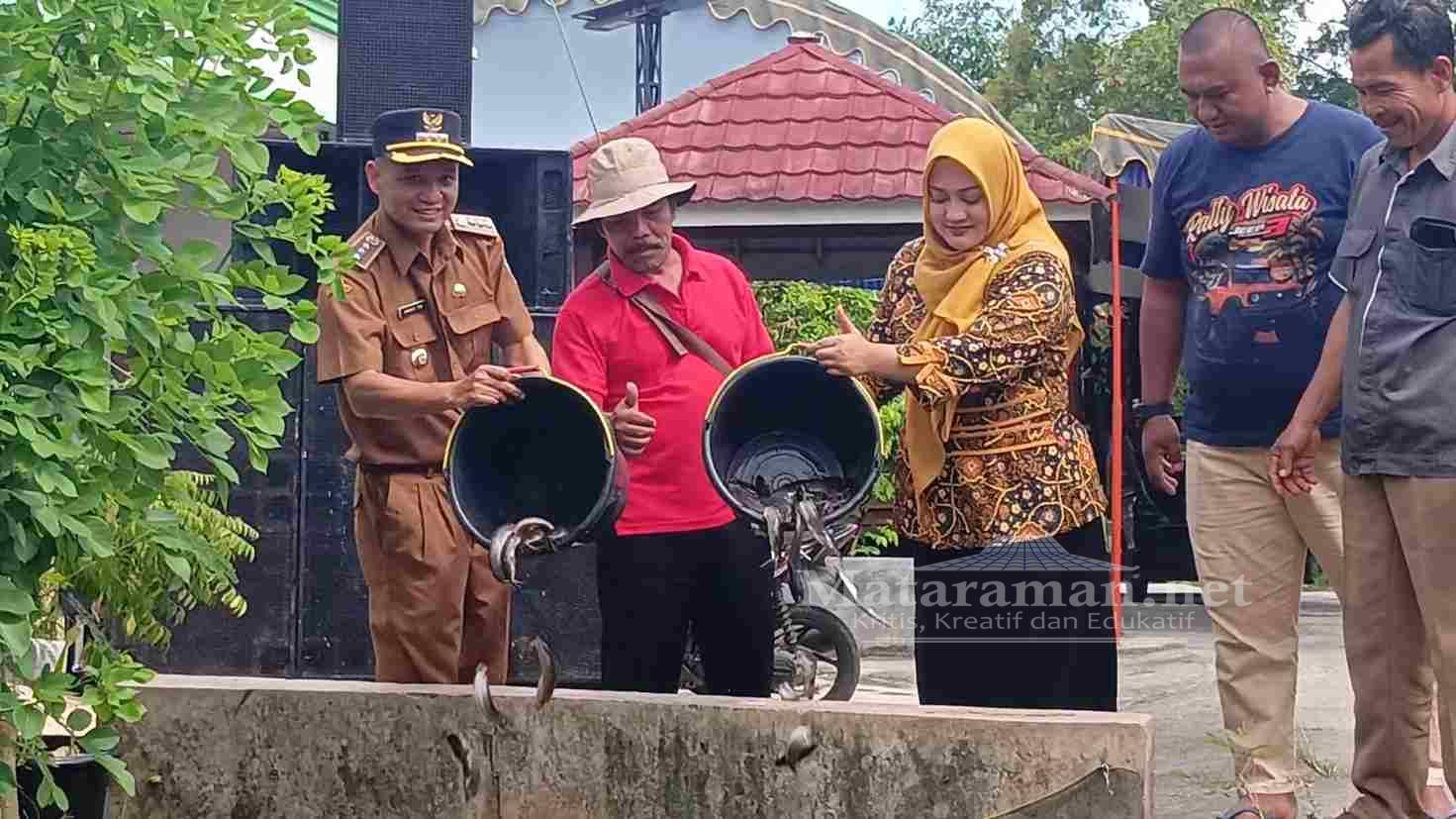 Pererat Silaturahmi, Warga Tanggulturus Gelar Mancing Bersama Usai Momen Lebaran