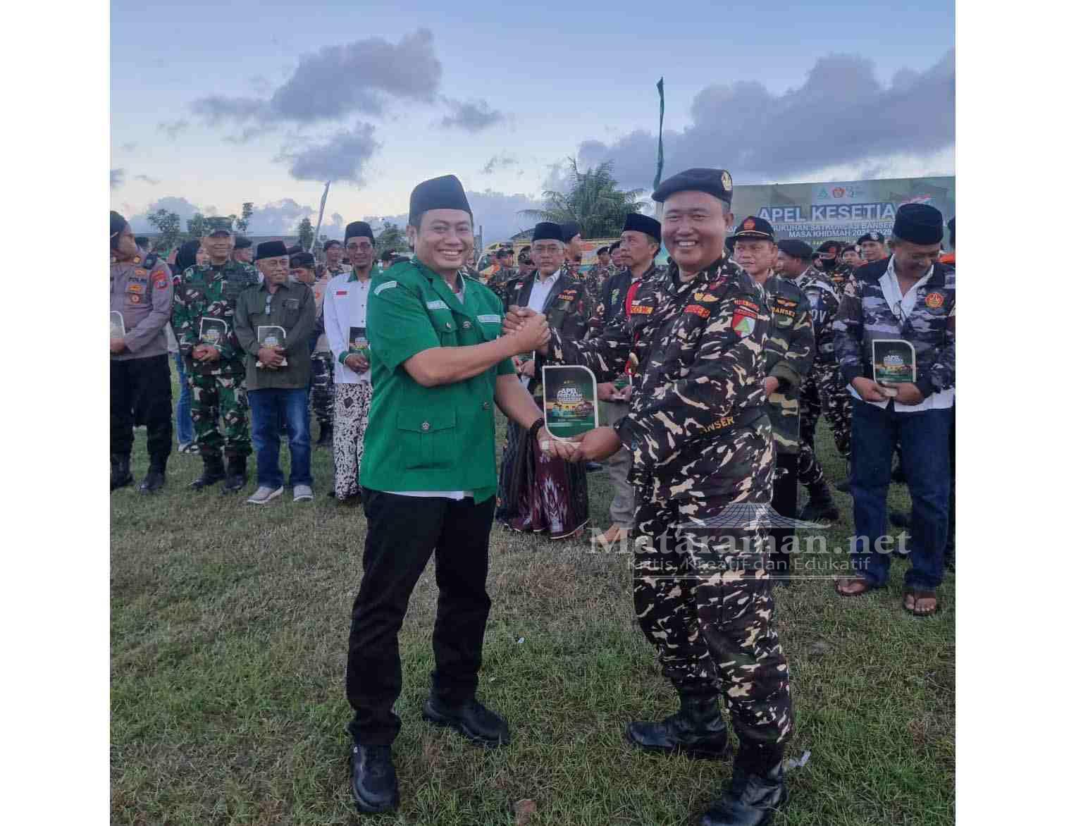 Kukuhkan Pengurus Baru, Banser Tulungagung Gelar Apel Kesetiaan