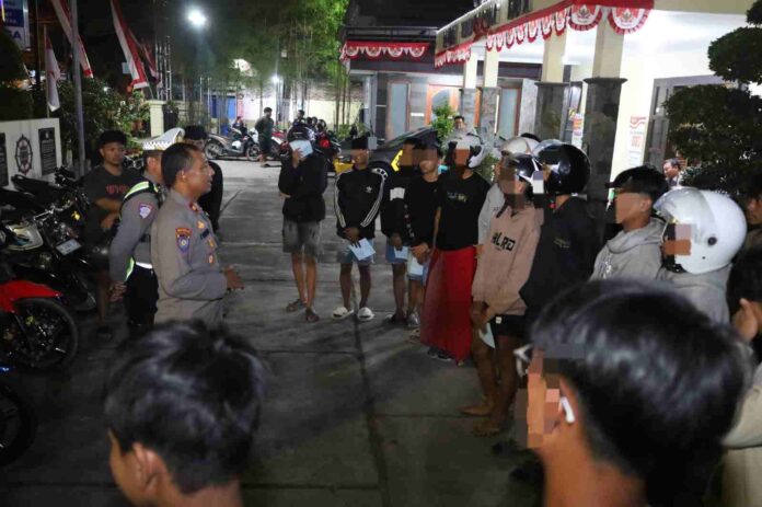 Cegah Aksi Balap Liar di Tulungagung, Polisi Amankan 19 Motor Pakai Knalpot Brong