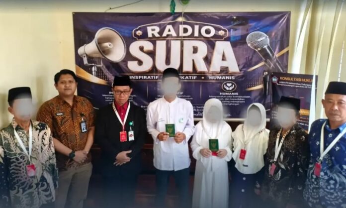 Setahun Dihukum Kasus Curat, Narapidana di Lapas Kelas IIB Tulungagung Jalani Akad Nikah