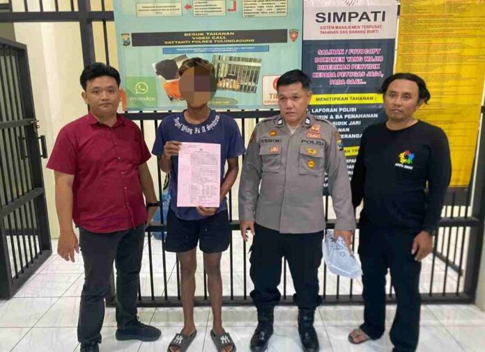 Gasak Rumah Warga, Satreskrim Polres Tulungagung Amankan Anak di Bawah Umur