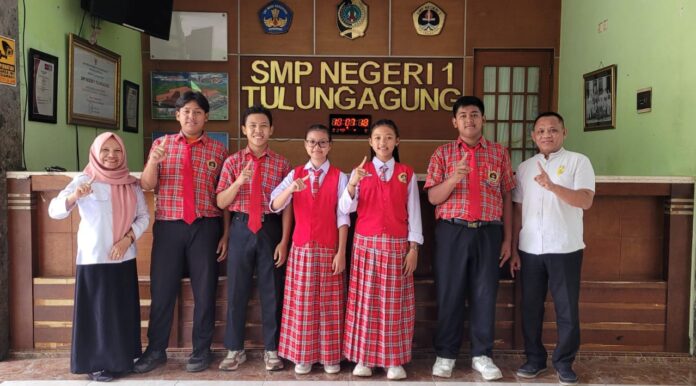 Harumkan SMPN 1 Tulungagung, 5 Siswa Raih Gelar Juara Pada Kejuaraan Pencak Silat Antar Pelajar se-Kabupaten