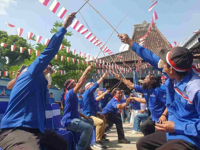 Perkuat Kekompakan Antar Kader, DPC Partai Demokrat Tulungagung Gelar Lomba Rakyat