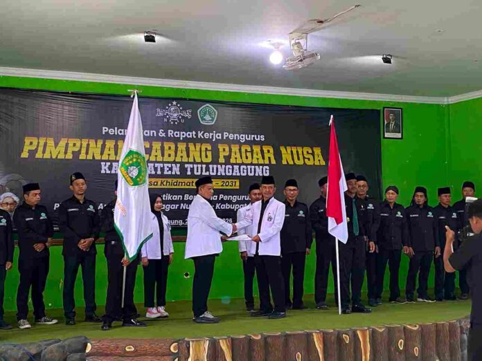 Pelantikan PC Pagar Nusa Tulungagung, Fokuskan Keatletan dan Akhlakul Karimah 5 Tahun Mendatang