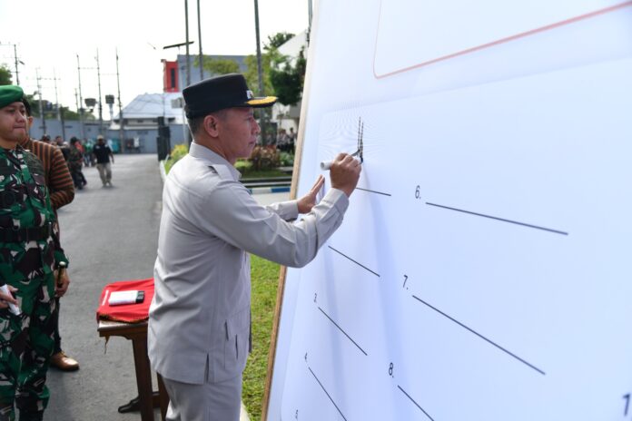 Cegah Gangguan Kamtibmas, Pemkab Tulungagung Gelar Apel Besar 3 Pilar