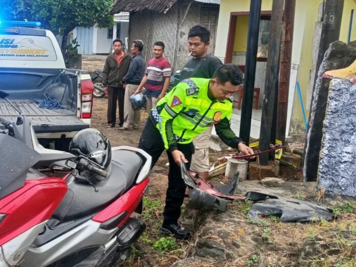 Diduga Kurang Konsentrasi, Kakek di Tulungagung Terlibat Kecelakaan Tunggal Hingga Meninggal